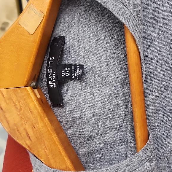 Brunette the Label Blonde Tank Top - M/L in Grey - Picture 5 of 5